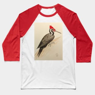 Pileated woodpecker study Baseball T-Shirt